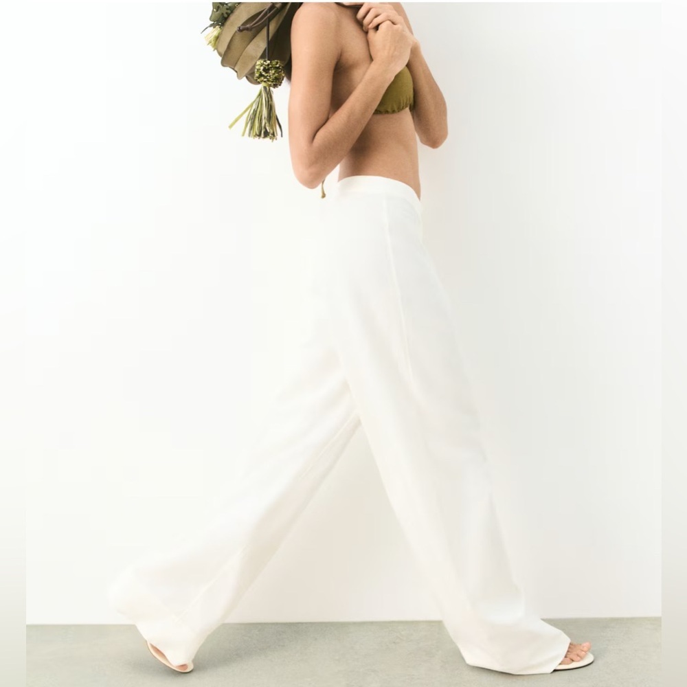 H&M - Linen Blend Pants NWT